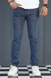 Authentic Edge Slim Fit Turbo Jeans In Slate Blue